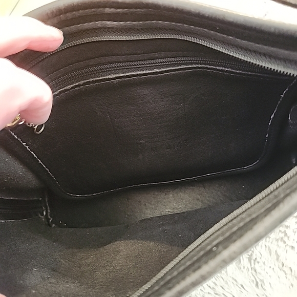 COACH 4143 Vintage WORTH 90s Crossbody Black Leather Shoulder Purse Bag USA - Picture 13 of 14